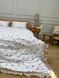 Постільна білизна з квітковим принтом та ніжно-бежевими рюшами 160999-oneandhalf фото 15