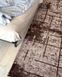 Прямоугольный ковер с абстрактным геометрическим принтом, коричневый 232235 фото 3