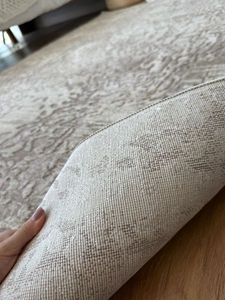 Прямоугольный бежевый ковер с мягким ворсом RUG-BEIGE фото