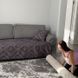 Прямоугольный мраморный ковер, бежевый, серый 232252 фото 4
