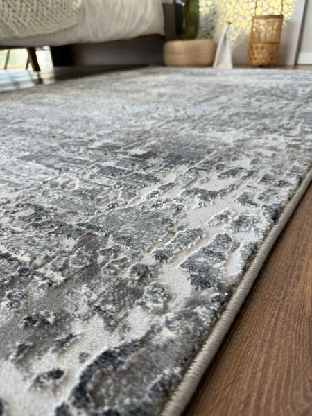 Прямоугольный серый ковер с мягким ворсом RUG-GRAY фото